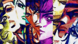 Joseph Joestar In Action - Defining A Generation Of Anime Heroes Wallpaper