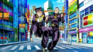 Jjba background deals