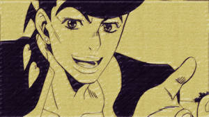 Josuke Anime Classic Comics Strip Wallpaper