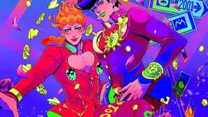 Josuke Higashikata And Giorno Giovanna Wallpaper
