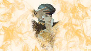 Josuke Higashikata Looking Handsome Wallpaper