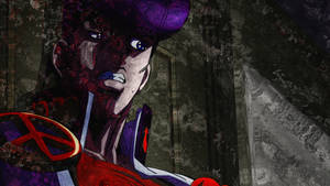 Josuke Is Hiding And Afraid Wallpaper