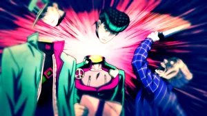 Jotaro Kujo And Josuke Wallpaper