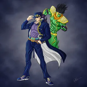 Download free Jotaro And Star Platinum Fists Wallpaper