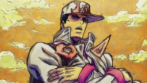 Jotaro Kujo Stands And Flexes Wallpaper