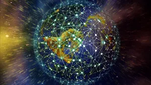 Journey Through Psychedelic Space Wallpaper