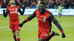 Jozy Altidore Loud Scream Celebration Wallpaper