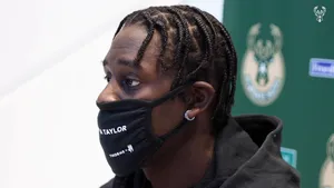 Jrue Holiday In Mask Wallpaper