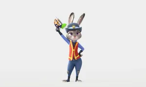 Judy Hopps In Police Uniform Wallpaper