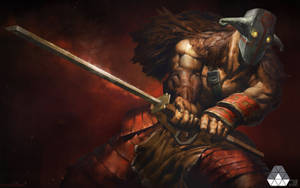Juggernaut With Katana Wallpaper