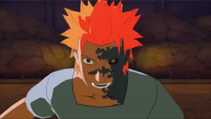 Jugo Bright Orange Hair Wallpaper