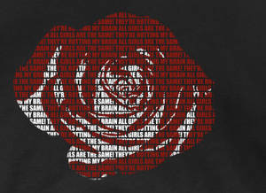 Juice Wrld 999 Red Rose Typhography Wallpaper