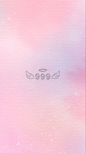 Juice Wrld Logo Pink Angel Wallpaper