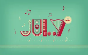 July Music Fan Art Wallpaper
