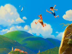 Jumping Luca Alberto Art Wallpaper