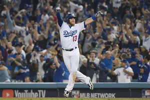 Jumping Max Muncy Wallpaper