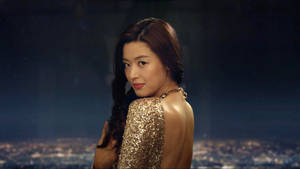 Jun Ji Hyun In Glamorous Gown Wallpaper