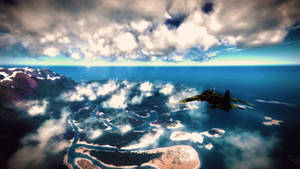 Just Cause 2 Aerial View Wallpaper