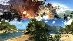 Just Cause 2 Calm And Chaos Wallpaper