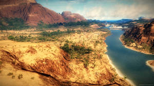 Just Cause 2 River Scenery Wallpaper