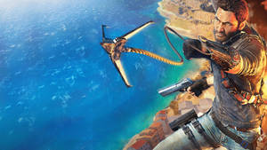 Just Cause 2 Throwing Rope Wallpaper