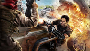 Just Cause3 Action Explosion Wallpaper