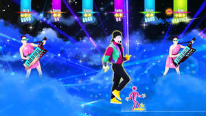Just Dance 2017 Dancers With Keytar Players Wallpaper