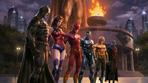 Justice League Animated Art Wallpaper