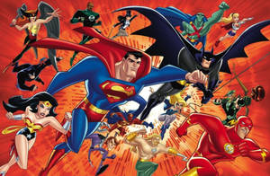 Justice League Comic Tv Series Wallpaper