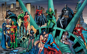 Justice League Comics Dc Characters Wallpaper