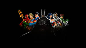 Justice League In Black Wallpaper