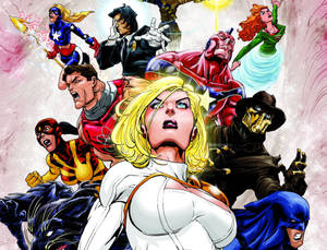 Justice Society Of America All-stars Wallpaper
