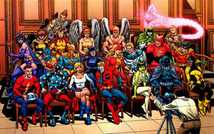 Justice Society Of America Dc Comics Wallpaper