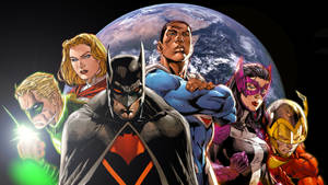Justice Society Of America Earth 2 World End Wallpaper
