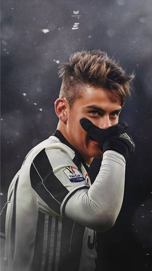 Juventus Paulo Dybala's Signature Mask Sign Wallpaper