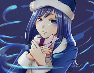 Juvia Lockser In Her Mystical Rain Element Form Wallpaper