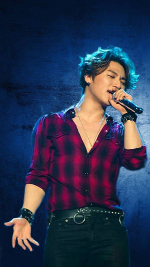 K-pop Bigbang Daesung Singing Wallpaper