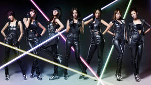 K Pop Girl Group Rainbow Wallpaper