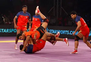Kabaddi Body Slam Wallpaper