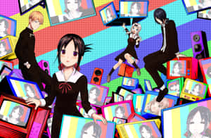 Kaguya And Shirogane Are Living The Love Is War Wallpaper
