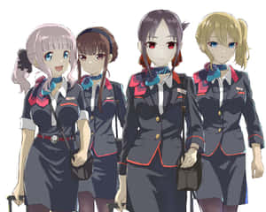 Kaguya Sama Love Is War Anime Girl Characters Wallpaper