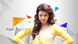 Kajal Aggarwal Fanart Wallpaper