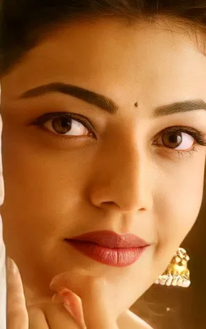 Kajal Aggarwal Portrait Shot Wallpaper