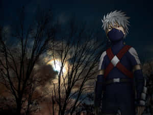 Kakashi Hatake Kid Dark Sky Wallpaper