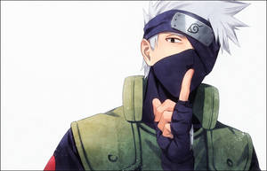Kakashi Hush Sign Wallpaper
