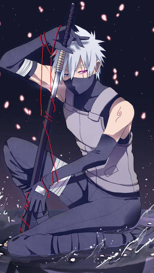 Kakashi Red String Wallpaper