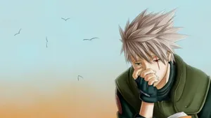 Kakashi Spiky Silver Hair Wallpaper