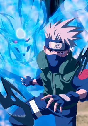 Kakashi Susanoo -- The Sharingan's Uchiha's Legendary Chakra Wallpaper