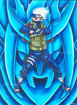 Kakashi Unleashing His Susanoo Wallpaper