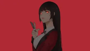 Kakegurui Charming Yumeko Jabami Wallpaper